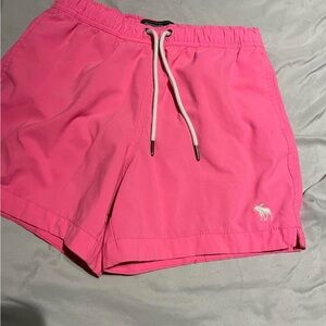 Abercrombie & Fitch Pink Athletic Shorts